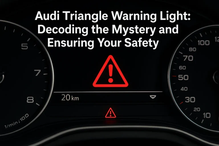 Audi Triangle Warning Light